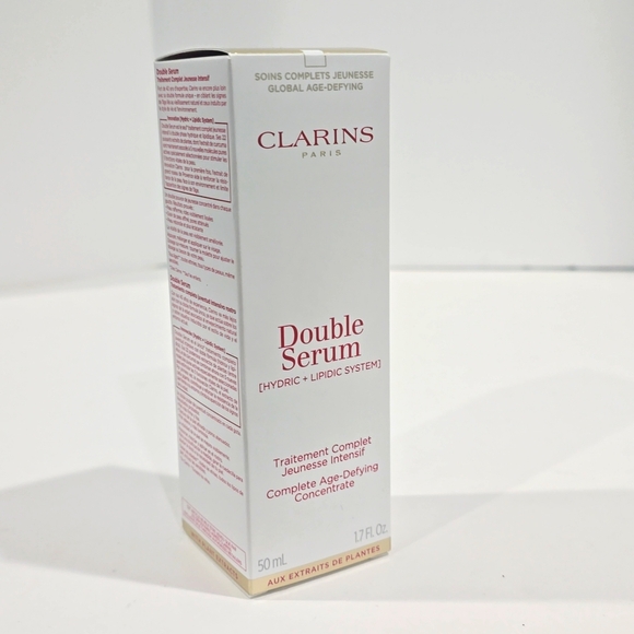 NIB ✅ Clarins Double Serum Anti-Aging Age Defying 1.7oz ~ NEWEST RELEASE ✨ NIB - Picture 2 of 11